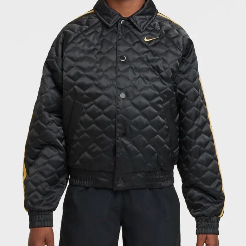 Nike Kids Culture of Basketball Quilted Bomber Jacket Youth Large